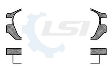 Load image into Gallery viewer, Rear Brake Pad and Rotor Set for Nissan PATROL 2.8 4.2 4.5 GQ TWIN PISTON 92-98