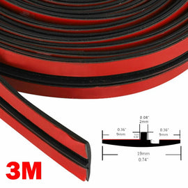 3M Car Door Edge Protector Protection Anti-Scratch Strip Trim Seal Rubber NEW