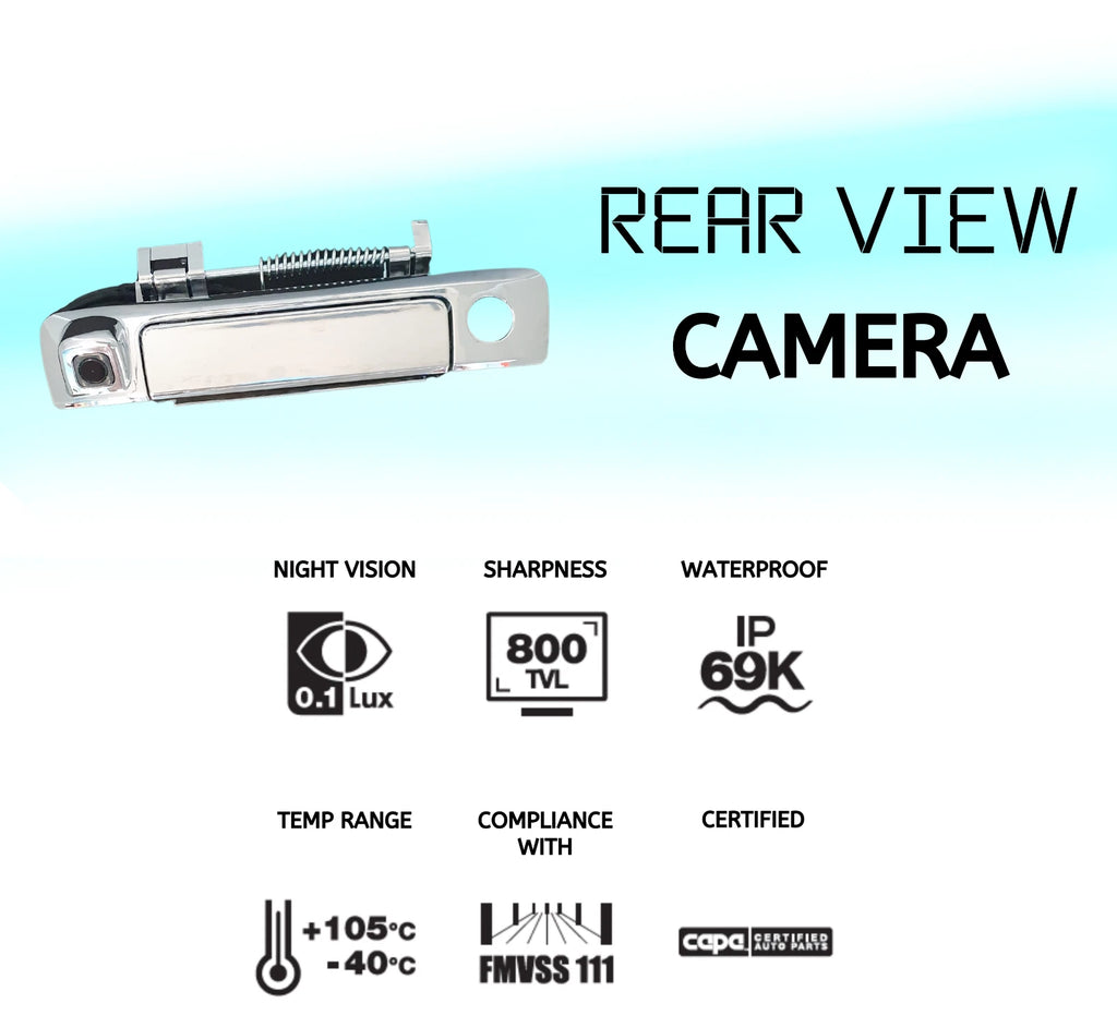 Tailgate Handle W/Camera Kit & Keyhole for Mazda BT50 12-20