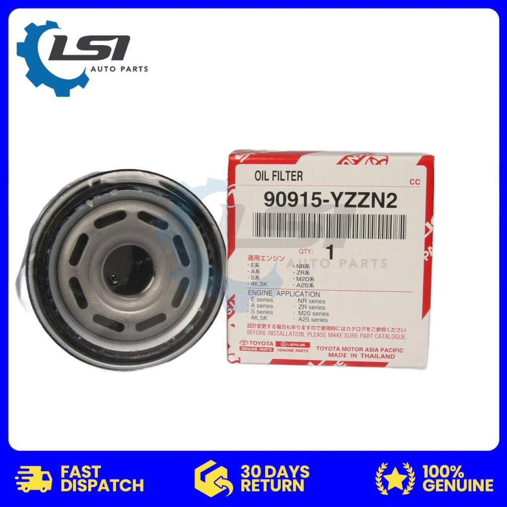 Toyota Genuine Oil Filter 90915-YZZN2 x1 Aus ref: z386 90915-YZZE1
