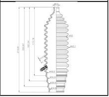 Load image into Gallery viewer, Power Steering Rack End Boots Universal Multi Fit High Stretch Rubber