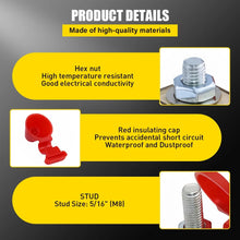 Load image into Gallery viewer, Waterproof 100A 8mm MRBF fuse holder battery terminal mount W/ 1 fuse Univerasl