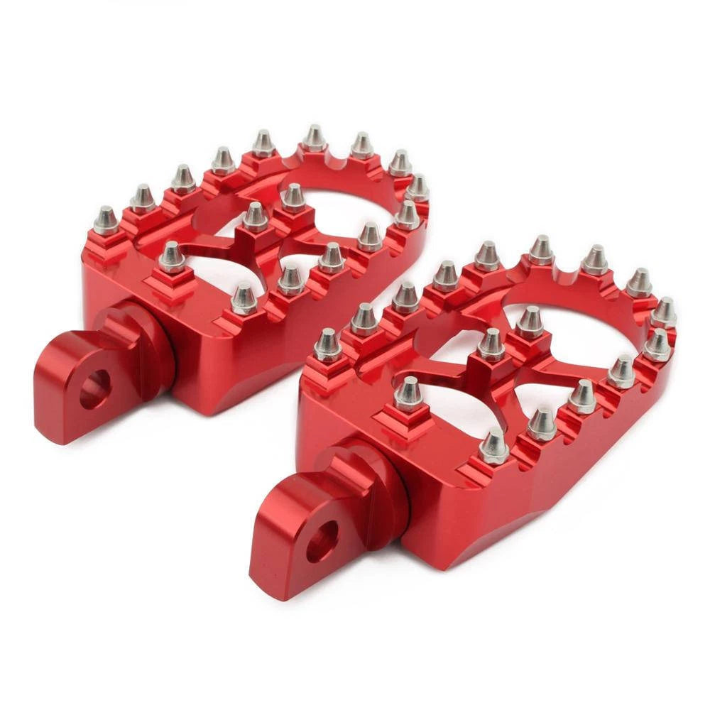 Wide Foot Peg MX Style for Harley Dyna Sportster Iron 883 1200 for Fatboy Bobber