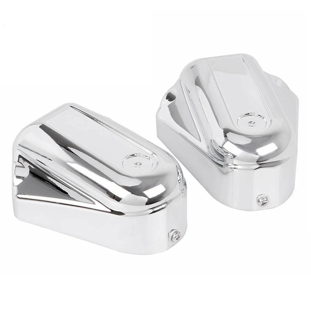 Chrome Rear Axle Cover Bar Shield Swingarm Cap For Harley Softail FLSTC FLSTN ST