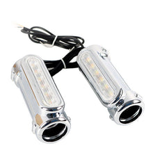 Load image into Gallery viewer, Chrome Motorcycle Crash Bar Light Kit Clear Lens for Harley with 32mm Bars ST