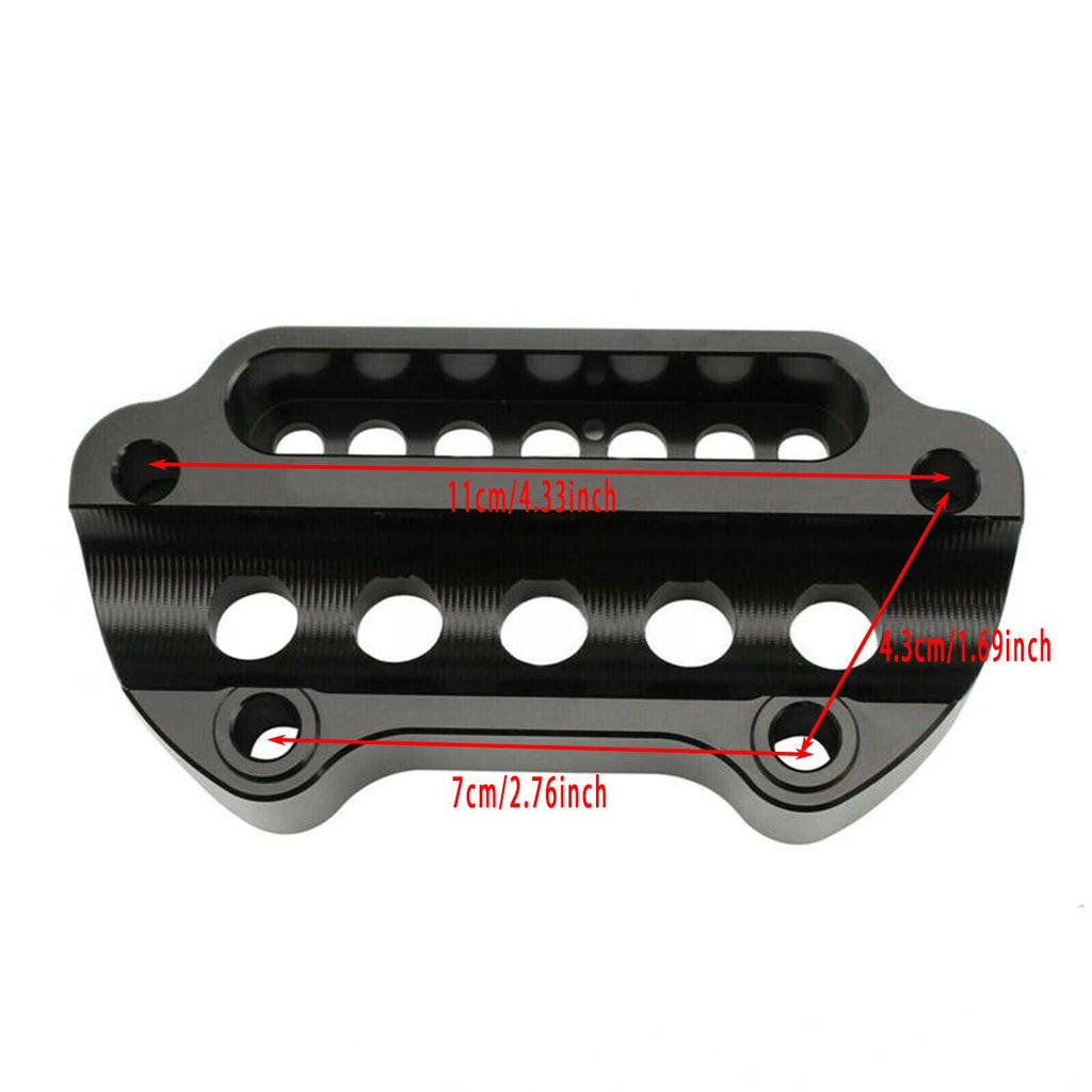 Front Indicator Handlebar Clamp Cover For Harley Sportster 95-up for Dyna 06-up
