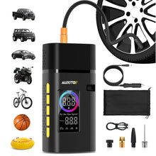 Load image into Gallery viewer, AUXITO Rechargeable Car Tire Air Inflator Portable Electric Tyre Pump Cordless