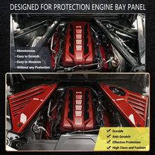Load image into Gallery viewer, Red ABS Engine Bay Panel Cover for Chevrolet Corvette C8 Stingray 2020-2024 ST