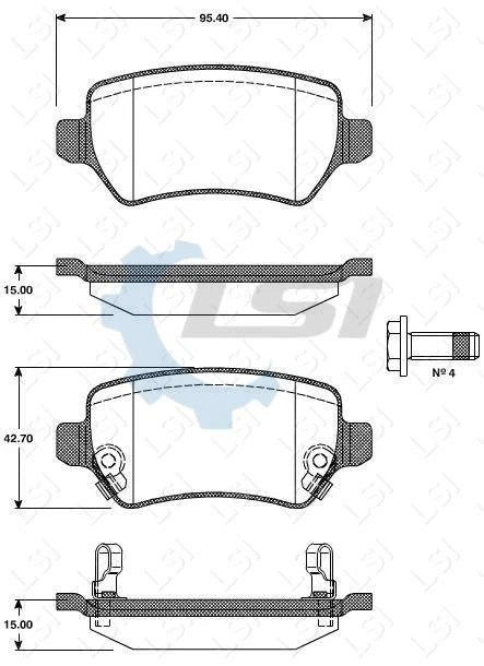 Rear Brake Pads and Disc Rotors for Holden ASTRA TS 1.8 2.0 2.2 5-STUDS 98-05