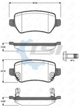 Load image into Gallery viewer, Rear Brake Pads and Disc Rotors for Holden ASTRA TS 1.8 2.0 2.2 5-STUDS 98-05
