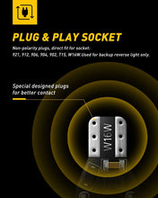 Load image into Gallery viewer, 2X T15 T16 W16W 921 LED Side Parker Light Backup Car Wedge Reverse Globe Bulbs