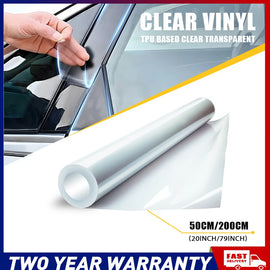 Car Paint Protection Film Clear PVC Anti Scratch Wrap Guard Roll Transparent 2M