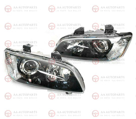 Projector Headlights Pair Black For Holden Commodore VE Series 1 SSV Calias