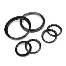 6 X Instrument Board Burst Gauge Bezel Set For Harley Electra Glide Classic FL S