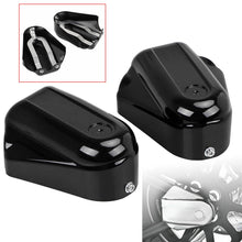 Load image into Gallery viewer, Black Rear Axle Cover Bar Shield Swingarm Cap Fit For Harley Softail FLSTC FLSTN