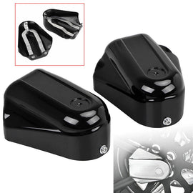 Black Rear Axle Cover Bar Shield Swingarm Cap Fit For Harley Softail FLSTC FLSTN