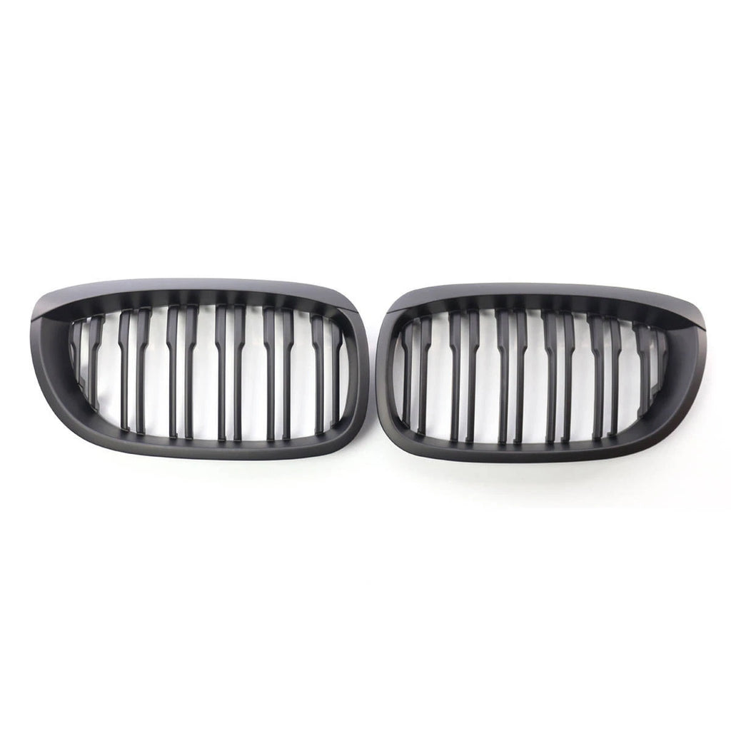 Matte Black Front Kidney Grill For BMW 3 Series E46 Coupe 2003-2006 Facelift ST