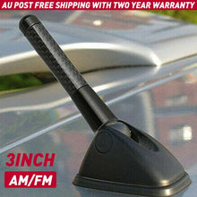 Load image into Gallery viewer, Black Carbon Antenna Aerial Bee Stubby Sting for Ford Ranger PX Raptor FX4 8cm