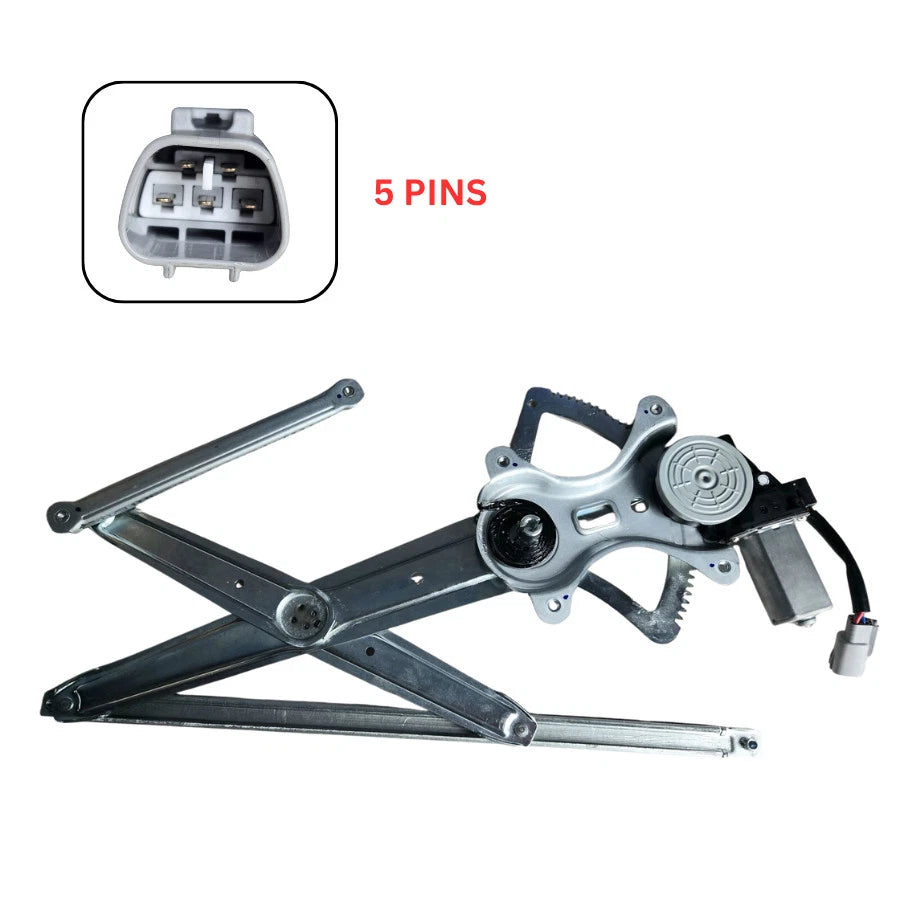 Window Regulator Front Right W/ 5 Pin Motor for Toyota Landcruiser J100 98-07