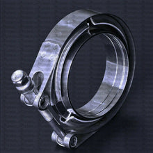 Load image into Gallery viewer, 3" inch 76mm V-band Vband Clamp Turbo Downpipe Stainless Clamp Mild Steel Flange
