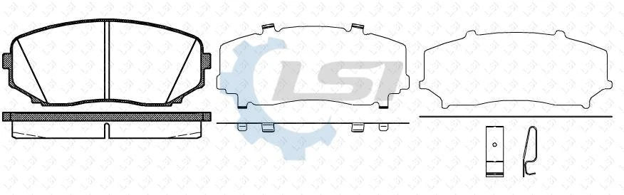 Front Brake Pads and Disc Rotors set for Mazda CX7 ER 2006-2011 Auto Only 296mm