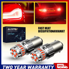 Load image into Gallery viewer, 2-10x BAY15D 1156 RED LED TAIL BRAKE STOP LIGHT Bulb GLOBE BRIGHT ERROR FREE AU