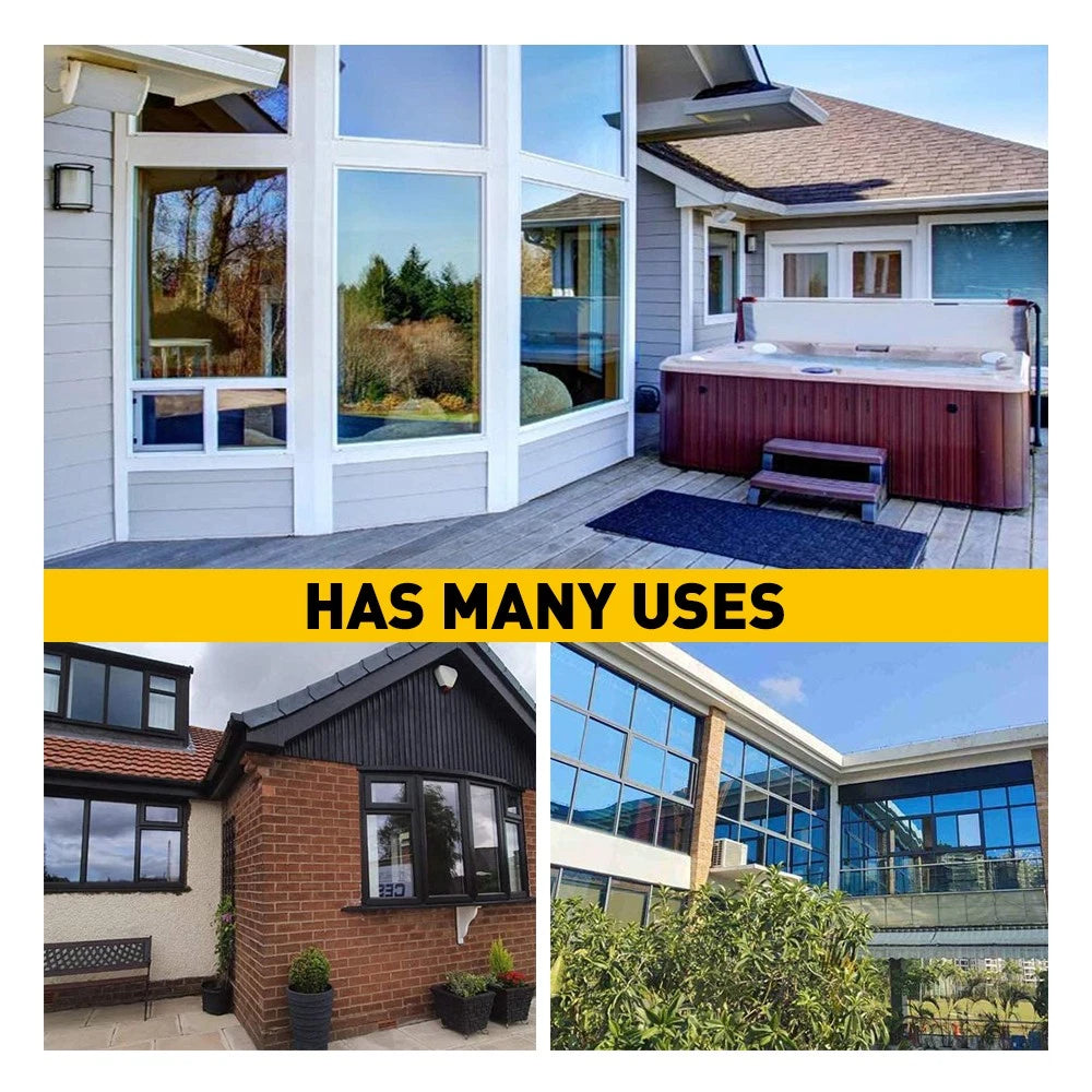 Uncut Window Tint 35% VLT Film Heat Block Reduce Shade Car Home Office Silver AU