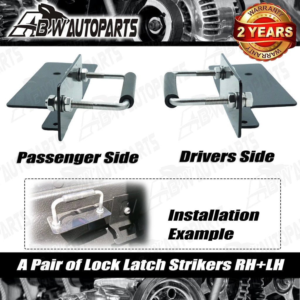 2 Lock Latch Striker for Commodore VE VF EGR Ute Lid Hardware Driver & Passenger