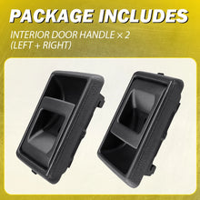 Load image into Gallery viewer, 2X For Toyota Landcruiser 75 78 79 Interior Inner Inside Door Handle Black RH LH