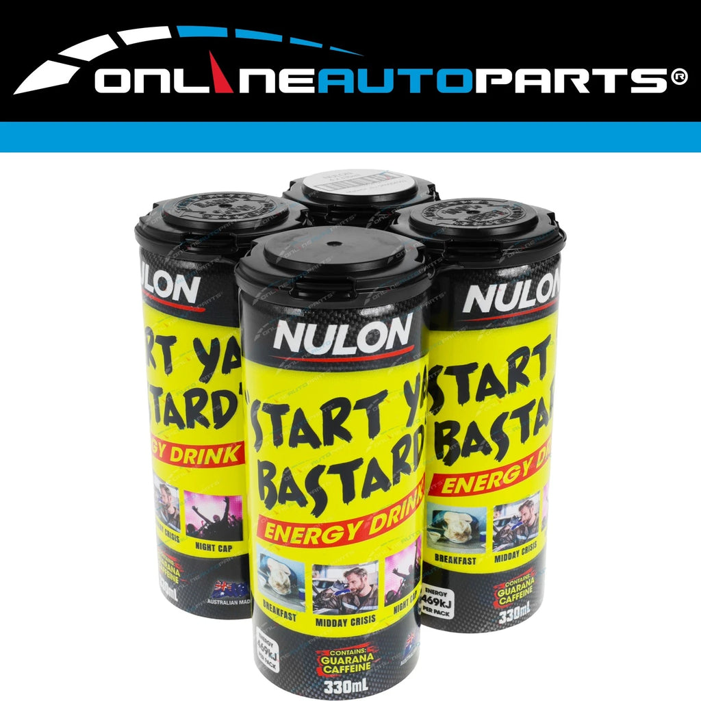 Pack of 4 Nulon Start Ya Bastard Energy Drinks 330ml