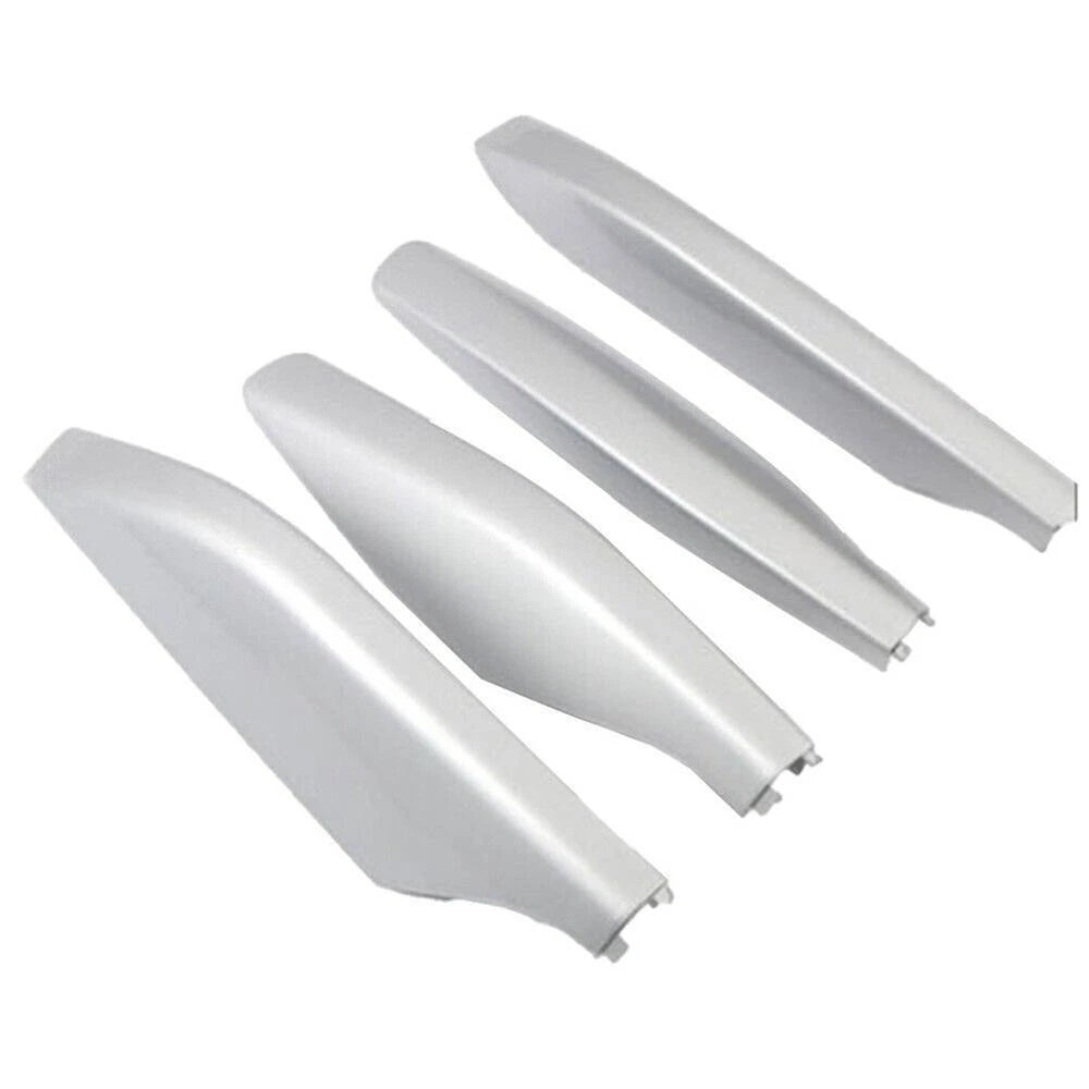 4x Roof Rack Rail End Cover for Toyota for Prado FJ120 /LC120 2003-2009 Silver