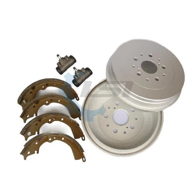 Rear Brake Shoes and Brake Drum +Cylinders for Hilux GGN15R KUN16R TGN16R 2WD