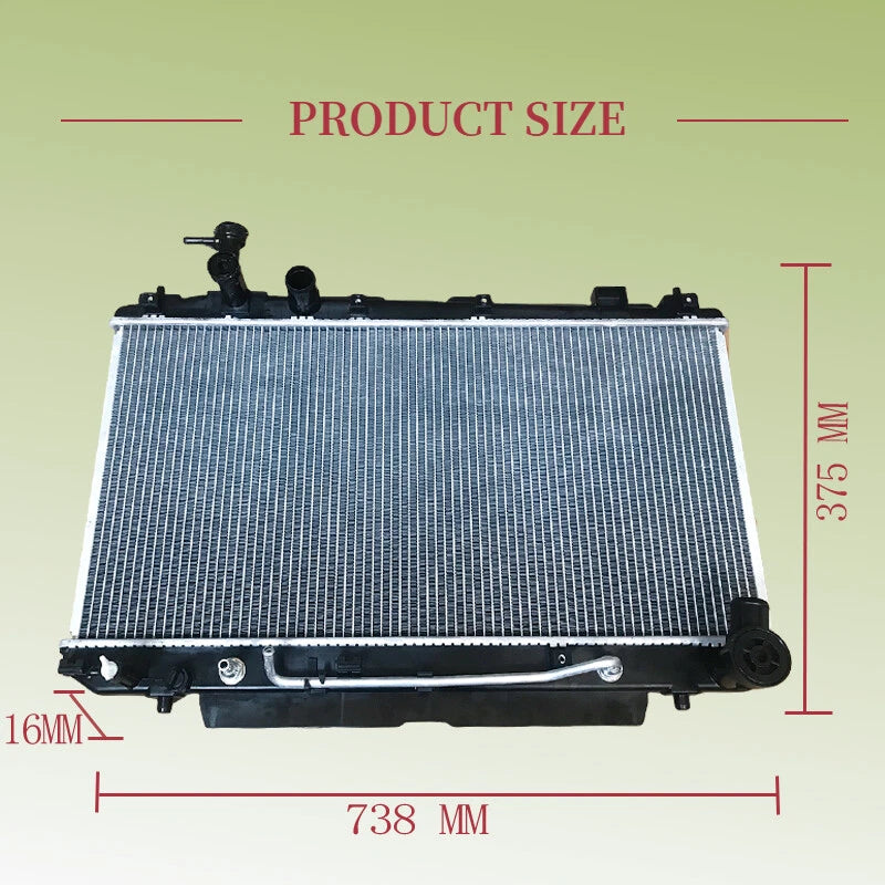 For Toyota RAV 4 Radiator ACA22,ACA23 2003-2005 2.4L 4cyl 2AZ-FE SUV Aluminium