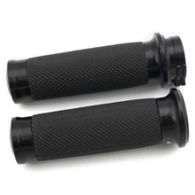 Load image into Gallery viewer, 1" 25mm Black Handlebar Hand Grips For Harley For Fatboy Sportster Dyna Softail