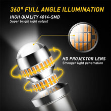 Load image into Gallery viewer, 4X BA15S 1156 LED TURN SIGNAL INDICATOR GLOBE BULB AMBER NO HYPER FLASH NEWA