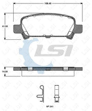 Load image into Gallery viewer, Rear Brake Pads and Disc Rotors Set suits Subaru Liberty BE 2.0 1998-03