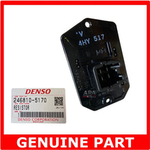 Load image into Gallery viewer, GENUINE Toyota Yaris NCP90 NCP91 NCP93 NCP130 Heater Fan Blower Motor Resistor