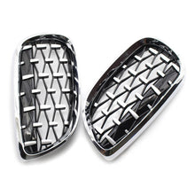 Load image into Gallery viewer, For BMW E92 E93 2006-09 Coupe M3 Diamond Front Kidney Grille Grill Chrome Black