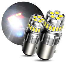 Load image into Gallery viewer, BRIGHT 2X Reverse 1157 LED Bulbs P21W Backup Light BAY15D Brake Stop Lamp White