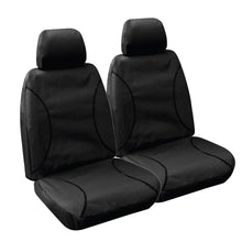 Load image into Gallery viewer, Sperling Tradies Canvas Front Black Seat Covers Suits Toyota Hilux 2009-2015 ...