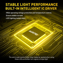 Load image into Gallery viewer, AUXITO BAY15D P21/5W 1157 Red Amber White LED Brake Stop Tail Light Bulb Globe.