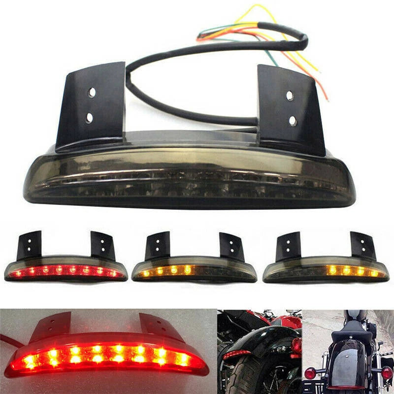 Motorcycle LED Rear Brake Stop Tail Light For Harley Sportster XL883 1200 48 72