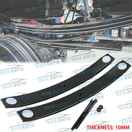 2pcs 10mm Thick Universal 1.5-2Inch Add A Leaf Helper Spring Kits 35mm-50mm