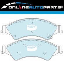 Load image into Gallery viewer, Front Slotted Dimpled Disc Brake Rotors + Bendix Pads for Mazda BT50 UP UR 11~19