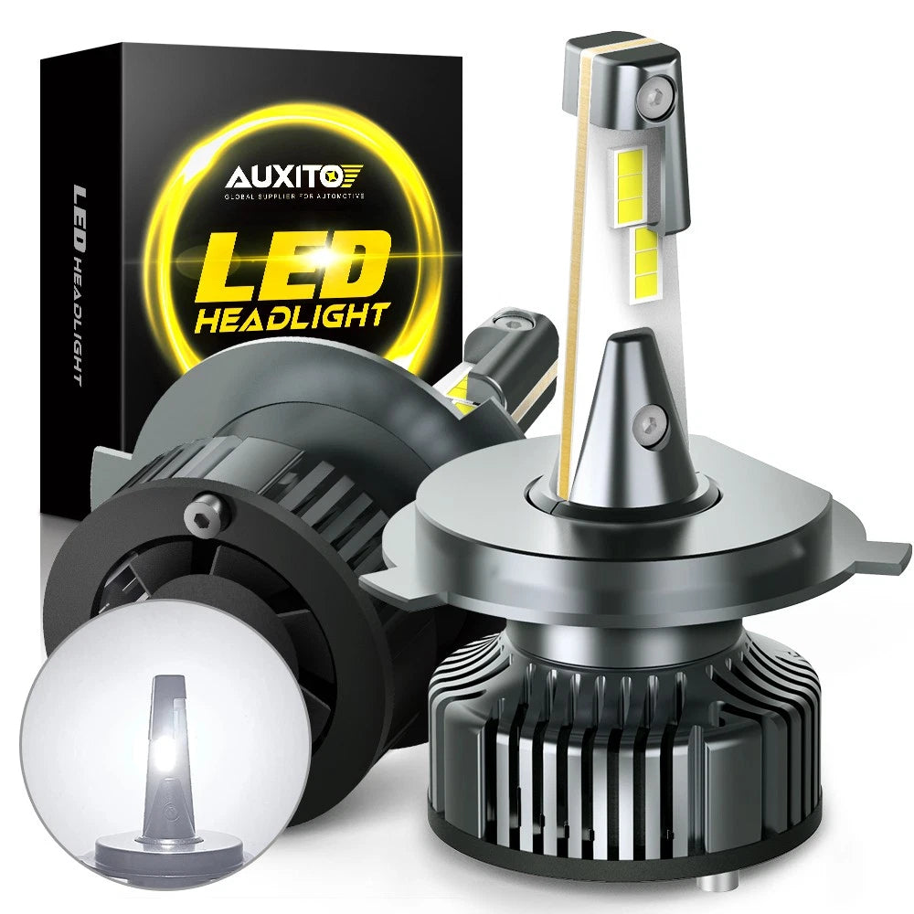 AUXITO H4 HB2 9003 LED 12V Bulbs 72W Headlight Light High/Low 8000LM/Set White A