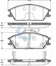 Load image into Gallery viewer, Front Brake Pads and Disc Rotors set for Hyundai GETZ TB ABS 2002-2011