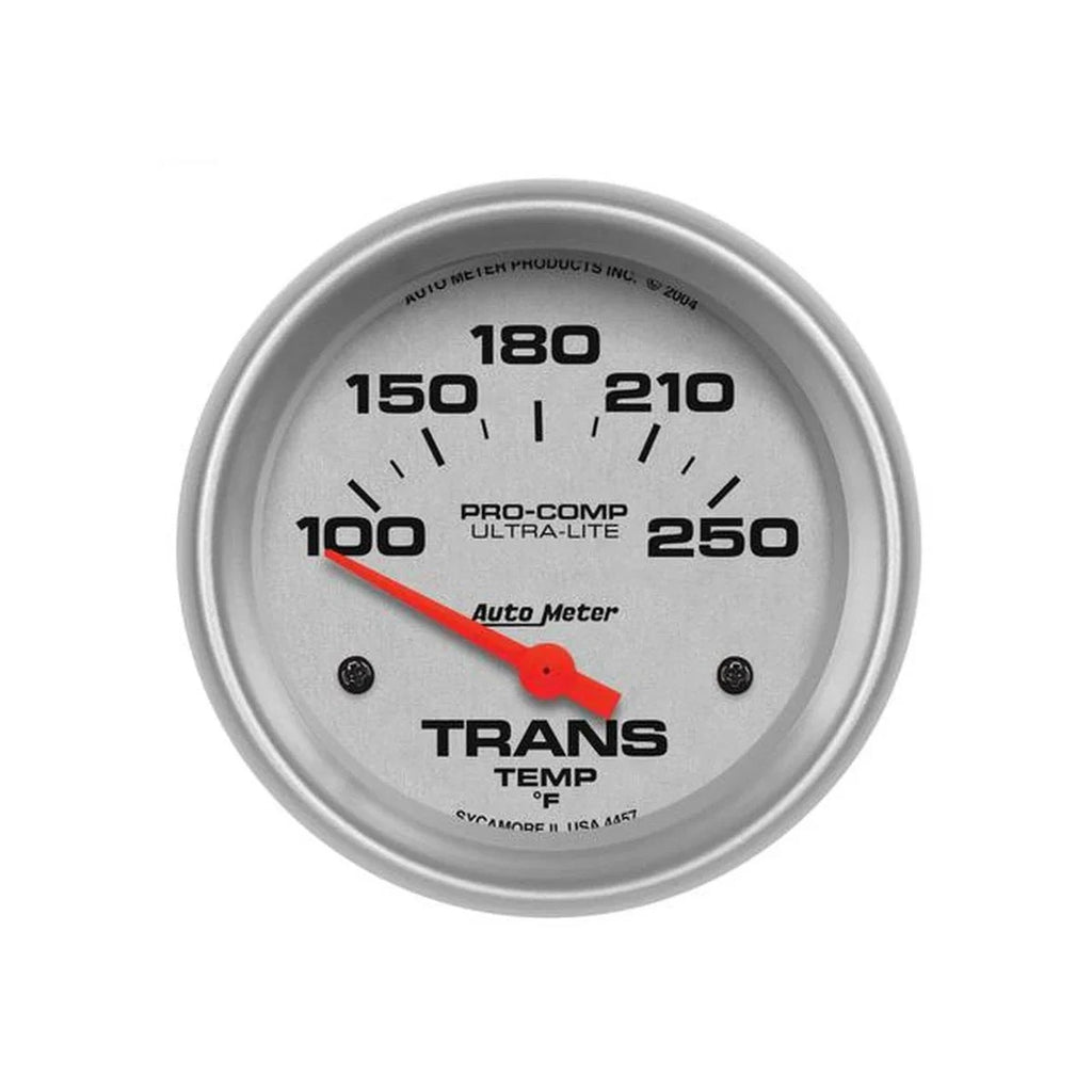 Autometer Ultra-Lite 2-5/8in Trans Temp Gauge 100-250F Short Sweep Electric A...