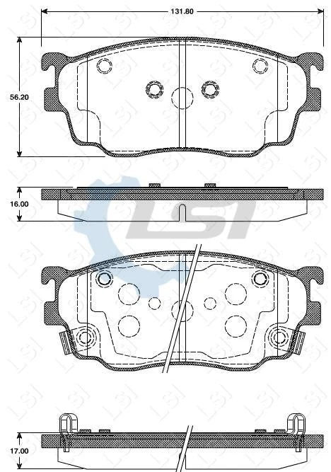 Front Brake Pads and Rotors Set for Mazda PREMACY 2.0L 2002 - 03