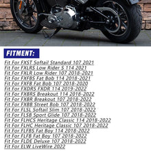 Load image into Gallery viewer, Motorcycle Front Foot Peg Footrest Pedal Floorboards for Harley Softail Fat Bob