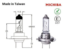 Load image into Gallery viewer, H7 Halogen Headlight PX26D High Low Beam Globe Bulb 12V 100W Michiba x 2pc